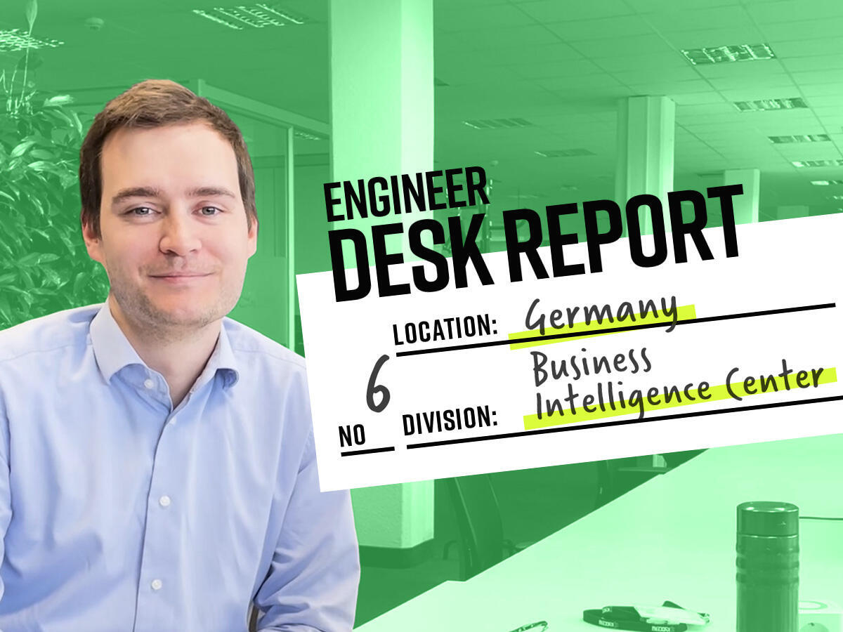 Engineer Desk Report: Sven, Business Intelligence Center thumbnail